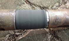 管道修補(bǔ)劑,專門耐350℃高溫修補(bǔ)膠水,石化電力管道專用膠水